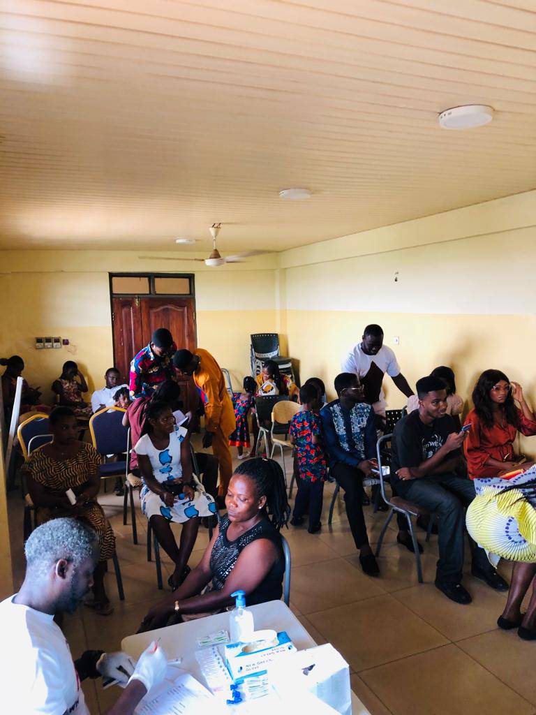 Community members at a PAHAM outreach event